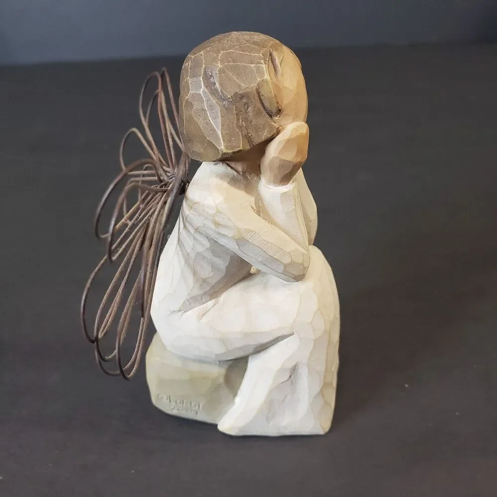 Willow Tree 2001 Hand Painted Resin Angel of Caring Figurine 3